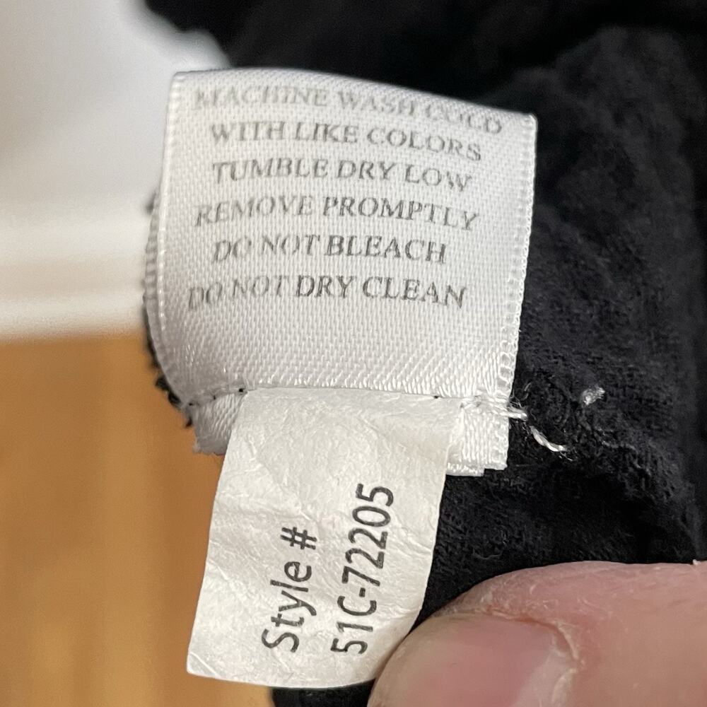Bobi Los Angeles Cotton Gauze Strappy Midi Dress Black Size Large Beach Coastal - Picture 6 of 7